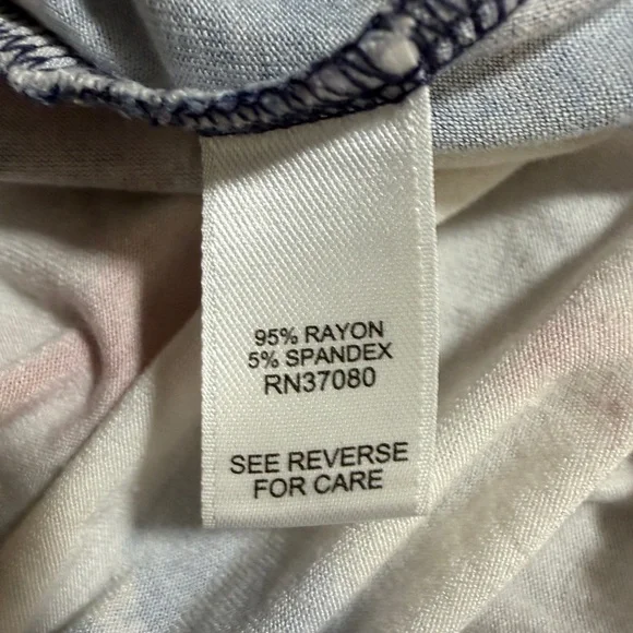 Cato Patriotic American Flag Tie-Dye Tank Top Star Print Large L - Picture 8 of 9